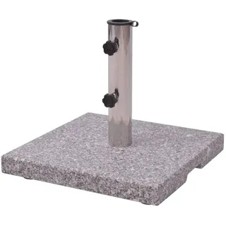 vidaXL Schirmständer Granit 20 kg Grau