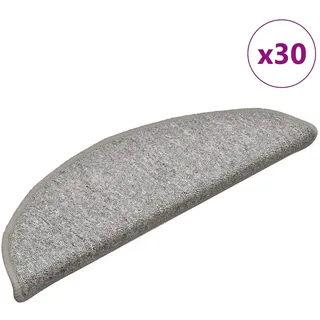 vidaXL Stufenmatte 56 x 17 cm Hellgrau