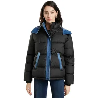 DESIGUAL Jacke Damen Polyester Schwarz GR57738 - Größe: S