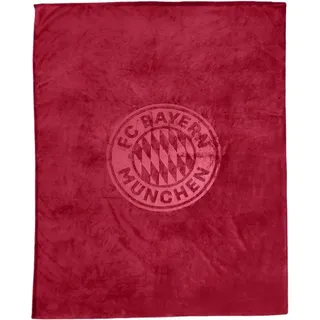 FC Bayern Wohndecke 200 x 150 cm Rot