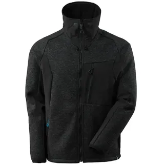 Mascot Jacke, Strick, mit Membran Strickjacke Größe XS, Schwarz-meliert/Schwarz