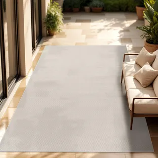 Paco Home Outdoor Teppich 240 x 340 cm Elfenbein