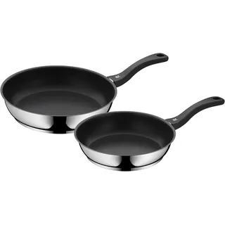 WMF Devil Pfannenset 2-Teilig, Bratpfanne 28 Cm + 24 Cm, Pfanne Induktion, Croma