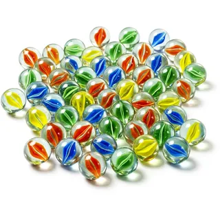 ARSUK Glasmurmeln 15 mm – 80 Stück Cats Eye (Katzenaugen-Design) Bunte Glaskugeln 455 g | Murmeln für Kinder & Murmelbahn Spielzeug | Dekorative Glasmurmeln für Vase Basteln DIY Aquarium Geschenkidee