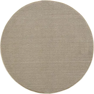 Ayyildiz Loom Webteppich Ø 200 cm Beige