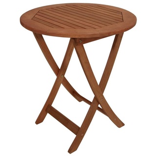 DEGAMO Bistrotisch RIO (1-St), rund 65cm, Eukalyptus geölt, klappbar