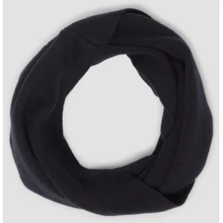 Loopschal aus Baumwollmix - schwarz - ONESIZE