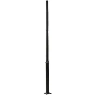 soudesileim Straßenlaternenmast, Tragfähigkeit 100kg, Mastleuchte Schwarz, Lampenmast für Verschiedenen Straßenlampen, Solarleuchten, Gartenlampen, Überwachungskameras (5m)