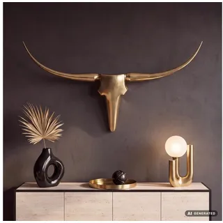 FineBuy Geweih Aluminium 125x60 cm