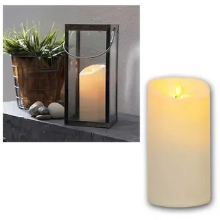 Star Trading M-Twinkle LED-Kerze 17,5 cm beige