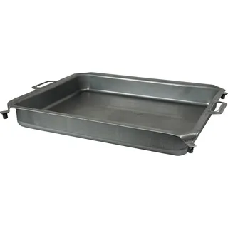 BSR-Grillen Emaillie-Pfanne für 3-flammigen Gasgrill | Grillpfanne | Wanne ca. 60 x 45 cm | 8 cm tief | massive Ausführung | ideal zum grillen und braten