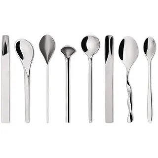 Alessi Espressolöffel 8 St. Edelstahl Silber