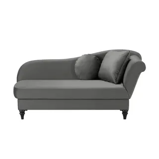 Recamiere  Nadja , grau , Maße (cm): B: 190 H: 92 T: 85.0