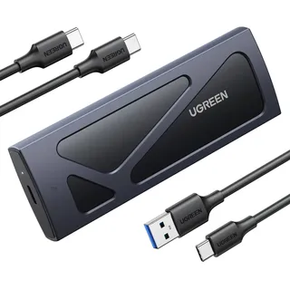 UGREEN 10Gbps NVMe M.2 SSD Gehäuse Adapter werkzoglos(Schwarz)