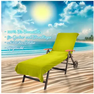 Kinzler Frottier-Liegenbezug Handtuch 78 x 200 cm grün