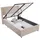 120 x 200 cm Beige mit Matratze H3