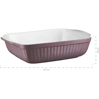 Mäser Kitchen Time Auflaufform, BERRY, rechteckig, 2er Set,