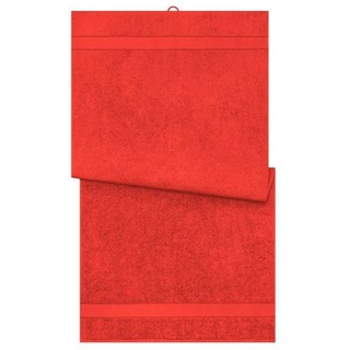 Bath Towel Badetuch im modischen Design rot, Gr. one size