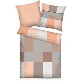 Bettwäsche TOM TAILOR Satin (LB 135x200 cm) - orange - LB 135x200 cm
