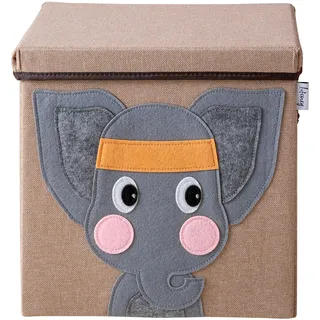 Lifeney Faltbox Aufbewahrungsbox 33 x 33 x 33 cm 1-tlg. braun