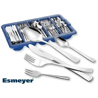 Esmeyer 180-tlg. Sparset STOCKHOLM, Edelstahl 18/10, Messer aus Klingenstahl enthält je 36 Menümesser, Menülöffel, Menügabeln,