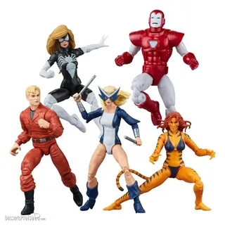 Hasbro HASF7053 - Marvel Legends Actionfiguren 5er-Pack The West Coast Avengers Exclusive 15 cm
