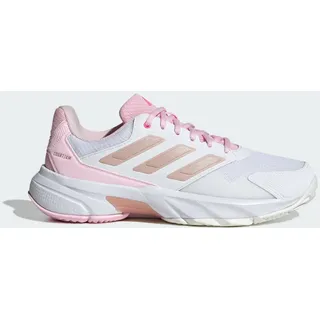 adidas Courtjam Control 3 Cloud White/Silver Metallic/Lucid Pink 44