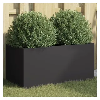 vidaXL Pflanzkübel 62 x 30 x 29 cm Schwarz