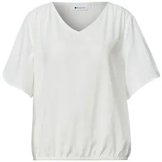 STREET ONE Blusenshirt V-Neck Off White 44