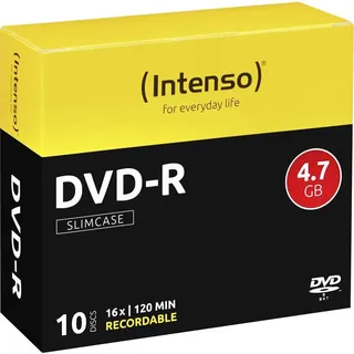 Intenso DVD-R 4,7 GB 16x 10 St.