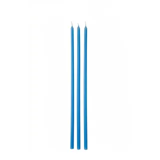 CERERIA DI Giorgio risthò Kerzen Stiel, Wachs, Blau, 0.9 x 37 cm