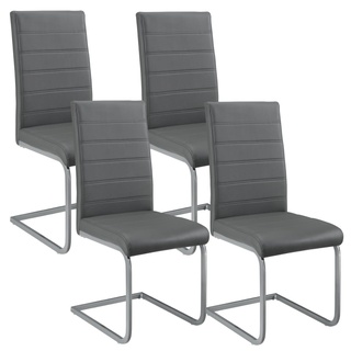 Juskys Freischwinger Vegas 4er Set