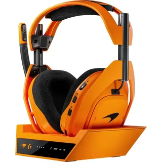 Logitech G Astro A50 X LIGHTSPEED McLaren Edition, Kabellos, Gaming, Schwarz, Orange