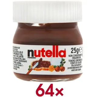 Ferrero nutella Nuss-Nougat-Creme, 64 St. je 25,0 g/1,6 kg