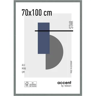 Accent by Nielsen Star Aluminium grau 70x100 cm 1 St.