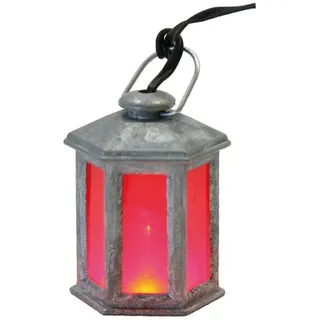 FADEDA Krippen-Zubehör FADEDA Laterne rot, 6-eckig, 3,5V, Höhe in cm: 4