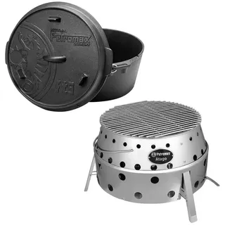 Petromax Holzkohlegrill Petromax Atago + Feuertopf ft9-t ohne Füße