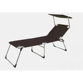 Fiam  Fiam Amigo Fourty Sun Dreibeinliege 190 x 58 x 42 cm schwarz inkl. Sonnendach klappbar
