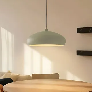 Hängelampe Elover Lindby, dimmbar, grün, für Wohn- / Esszimmer, Metall, Modern, Pendelleuchte - 45 cm - 45 cm - 16 cm