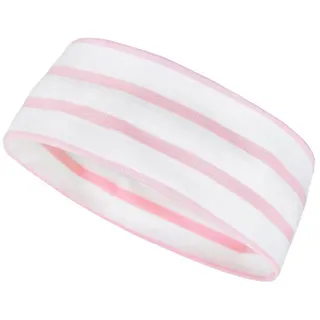 modAS Stirnband Unisex 2535 Kopfband Maritim Kinder und Erwachsene zweilagig Baumwolle Streifen & Unifarben, leichter Tragekomfort, Formstabil & Pflegeleicht rosa|weiß 1 - bis 48 cm Kopfumfang (Kleinkind)