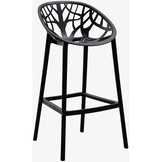 SKLUM 2er Set Outdoor-Barhocker Ores Schwarz ↑65 cm
