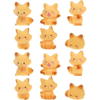 Stücke Teiliges Niedliche Resin Fuchsfiguren Fein