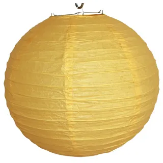 AAF Nommel®, 516, Lampion 1 Stk. Papier gelb unifarben japanisch rund Durchmesser 30 cm