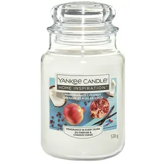 Yankee Candle Home Inspirations Duftkerze  (Im Glas, Pomegranate Coconut, Large)