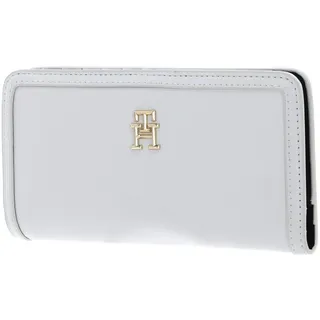 Tommy Hilfiger TH Monotype Large Slim Wallet Damen Geldbörse ecru