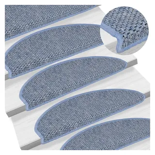 vidaXL Stufenmatte 56 x 17 cm Blau