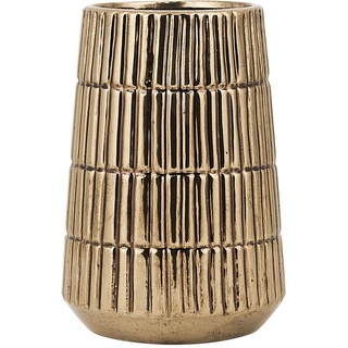 Runde, dekorative Vase in goldener Optik gold Qanawat