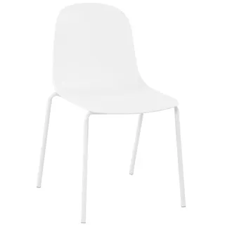 CLP Gartenstuhl Hardin 51 x 51 x 85 cm weiß