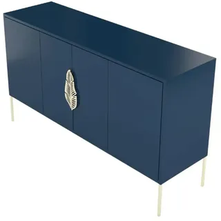 Sideboard  Merlin , blau , Maße (cm): B: 138 H: 79