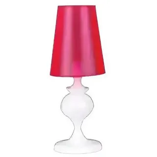 JVmoebel Tischleuchte Rosa Tischlampe mit modernem Design und Kronenform, Keine Funktionen, Leuchtmittel wechselbar, Made in Europa rosa